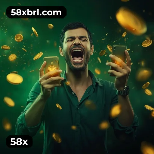 58x bônus — painel de promoções no aplicativo